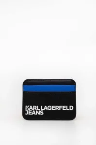 Puzdro na karty Karl Lagerfeld Jeans čierna farba #8739764