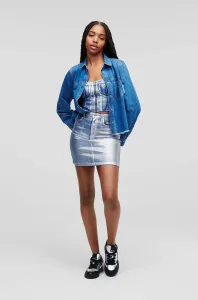 Rifľová sukňa Karl Lagerfeld Jeans mini, puzdrová #8740152