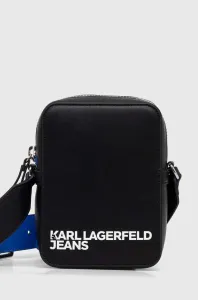 Ruksak Karl Lagerfeld Jeans pánsky, čierna farba, veľký, jednofarebný