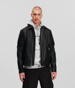 Bunda Karl Lagerfeld Jeans Klj Faux Leather Jacket Čierna L