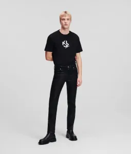 Džínsy Karl Lagerfeld Jeans Klj Slim Denim Čierna 33/32