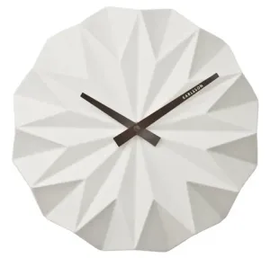 Nástenné hodiny KA5531WH Karlsson, Origami, 27cm