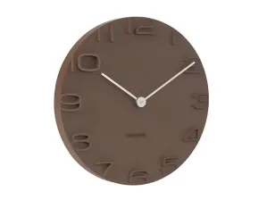 Nástenné hodiny Karlsson 5311BR, On The Edge, 42 cm