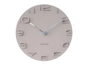 Nástenné hodiny Karlsson 5311GY, On The Edge, 42 cm
