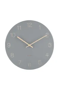 Karlsson 5788GY dizajnové nástenné hodiny, pr. 30 cm