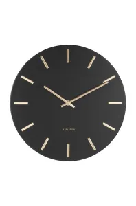 Karlsson 5821BK Dizajnové nástenné hodiny pr. 30 cm