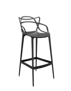 Barová stolička A.I. STOOL RECYCLED, v. 75 cm, viac farieb - Kartell Farba: černá