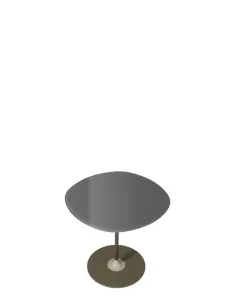 Odkladací stolík THIERRY, viac variantov - Kartell Výška: 45 cm, Farba: šedá