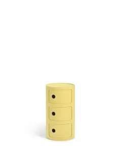 Stolek s úložným prostorem Componibili BIO 5970, 3 úložné díly, více barev - Kartell Farba: žlutá