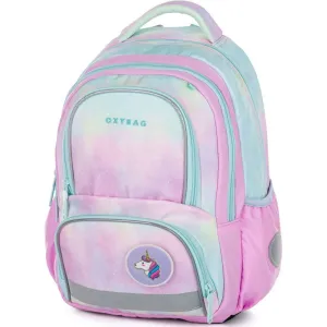 Oxybag NEXT RAINBOW Školský batoh, ružová, veľkosť os