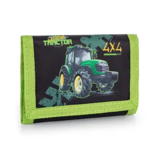 KARTON PP - Detská textilná peňaženka traktor