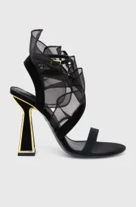 Semišové sandále Kat Maconie Amba čierna farba