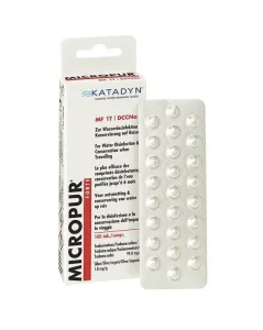 Tablety na čistenie vody Micropur Forte MF 1T Katadyn®, 50 tabliet (Farba: Viacfarebná)