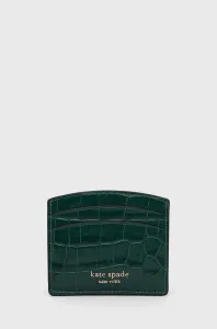 Kožená peňaženka Kate Spade dámska, zelená farba