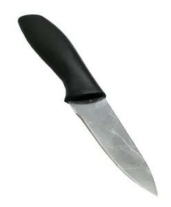 Kuchynský nôž 19,5cm čierny mramor