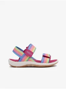 KEEN Elle Backstrap Children Detské letné sandále 10031218KEN rainbow/festival fuchsia 11(30)