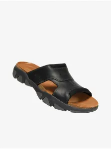 Sandále, papuče pre mužov Keen - čierna, hnedá #8762085
