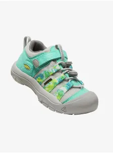 Turquoise Girl Patterned Sneakers Keen Newport - unisex #736105