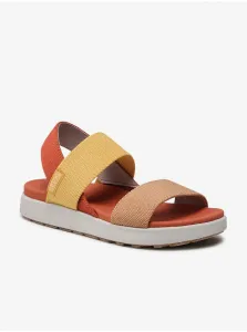 KEEN Elle Backstrap Dámske sandále 10020783KEN fossil orange/silver birch 6,5(39,5)