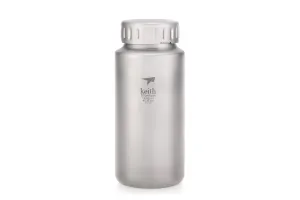 Titánová fľaša Sport Bottle Keith® 1,2 l (Farba: Strieborná) #5809412