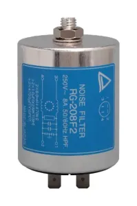 Kemet Rg-208F2 Power Line Filter, 1 Phase, 8A, Qc