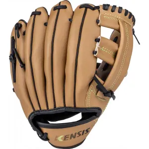 Kensis BASEBALL GLOVE 9.5 Baseballová rukavica, hnedá, veľkosť #440032