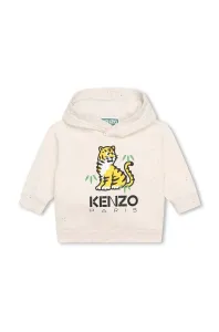 Detská tepláková súprava Kenzo Kids béžová farba