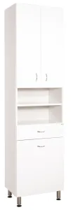 Kúpeľňová skrinka vysoká Keramia Pro 50x192x33,3 cm biela PROV50K
