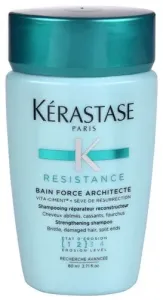 Kérastase Šampón s posilňujúcimi účinkami pre oslabené a ľahko poškodené vlasy Resist ance Bain Force architecte ( Strength ening Shampoo) 80 ml