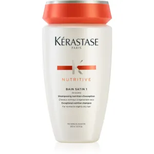 Kérastase Nutritive Bain Satin 1 šampónový kúpeľ pre lesk a ochranu farby normálnych až ľahko citlivých farbených vlasov 250 ml #868524