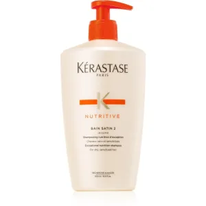 Kérastase Nutritive Bain Satin 2 Irisome 500 ml šampón pre ženy na šedivé vlasy; na citlivú pokožku hlavy