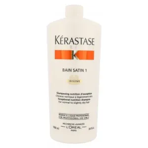Kérastase Nutritive Bain Satin 1 Irisome 1000 ml šampón pre ženy na šedivé vlasy; na jemné vlasy; na normálne vlasy