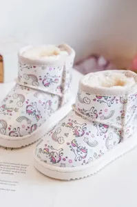 Children's patterned snow boots Beige Elenet