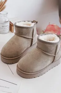 Children's snow boots insulated green Nallita
