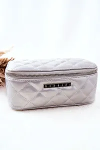 Quilted cosmetic bag Monnari CSM0030-022 Silver
