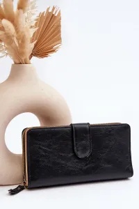 Large Women's Wallet Black Sophiaia