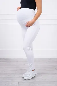 Cotton maternity pants white #8330929