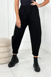 Viscose trousers black