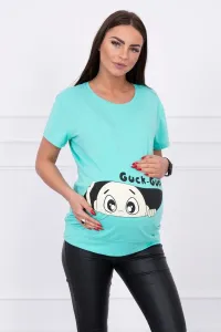 Maternity blouse Guck mint #7758353