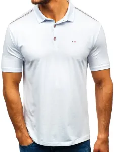 Men's Modern Polo Shirt 6797 - White, #8376643