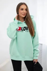 Mint Insulated Cotton Hoodie