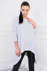 Oversize blouse light grey