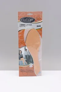 Corbby LEDER LATEX Skórzane wkładki przeciwpotne