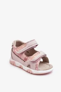 Children's comfortable Velcro sandals Pink Alaska