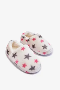 Children's insulated flip-flops in Stars White Meyra #5185150