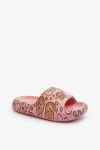 Children's lightweight slippers with pink teddy bears by Evitrapa #9501042