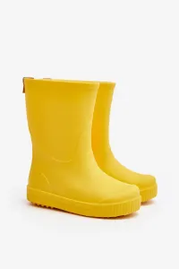 Children's Rain Boots Wave Gokids Yellow #8955620