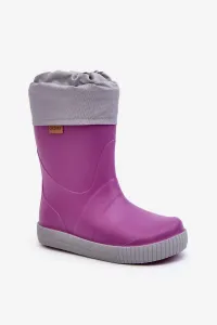 Children's Wellington Boots with Warmer Snow Wave Gokids Purple #8793423