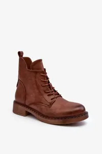 Classic Women's Flat Boots - Brown Ballisa