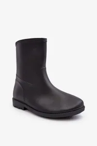 Classic women's slip-on boots black Solihia